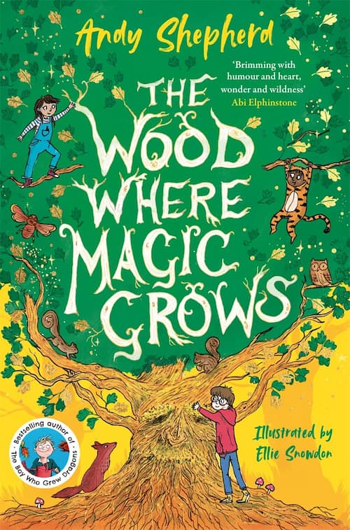 Book cover of The Wood Where Magic Grows by Andy Shepherd
