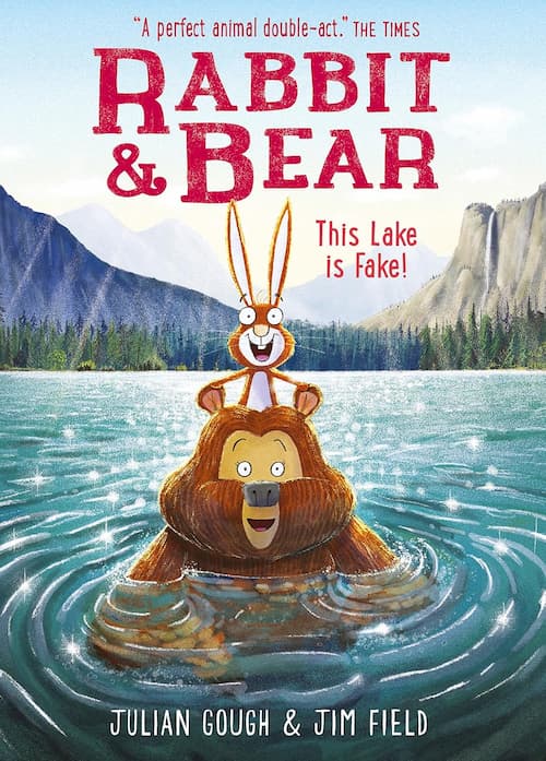Book cover of This Lake is Fake by Julian Gough