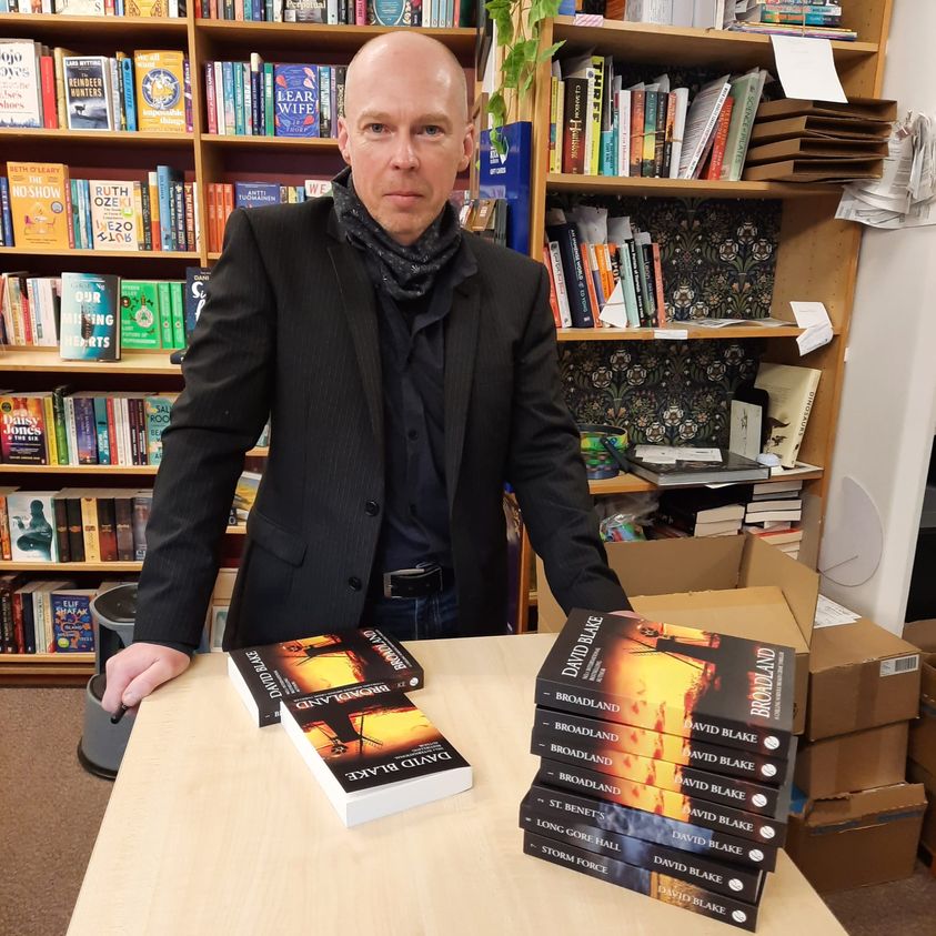 Talk with internationally bestselling crime author David Blake