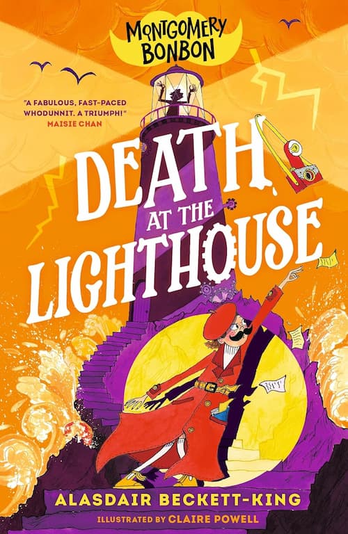 Death at the ligthhouse Book cover of Death at the Lighthouse