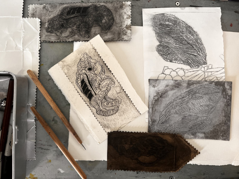 Eco Printmaking workshop with Holly Scholfield