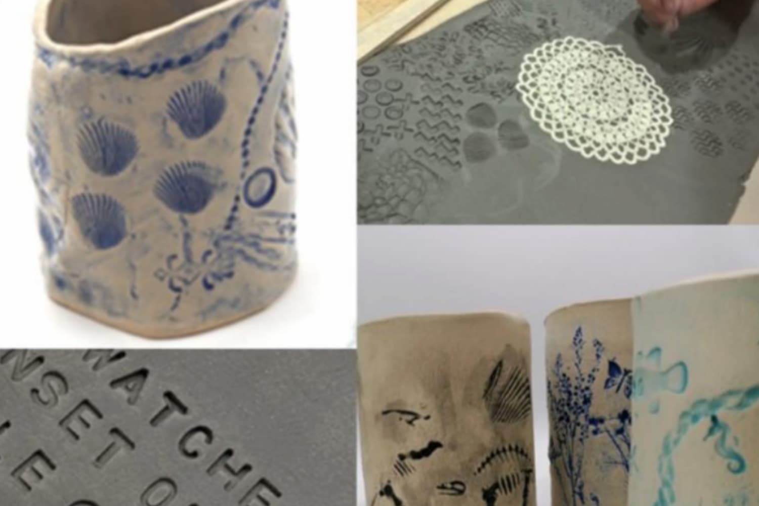 Wordy Wrap Clay Pot workshop with Emma Jayne Robertson