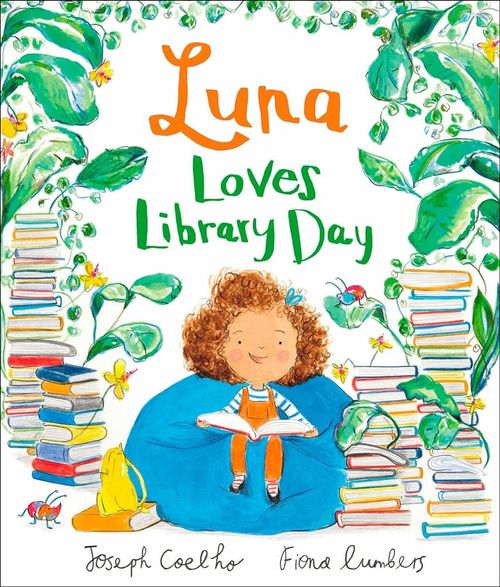 Coperta cărții Luna iubește Ziua Bibliotecii