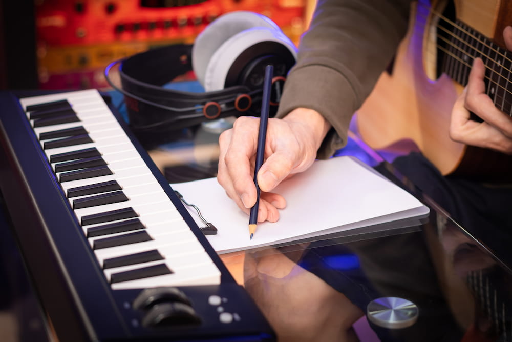 Songwriting workshop with Aga Serugo-Lugo