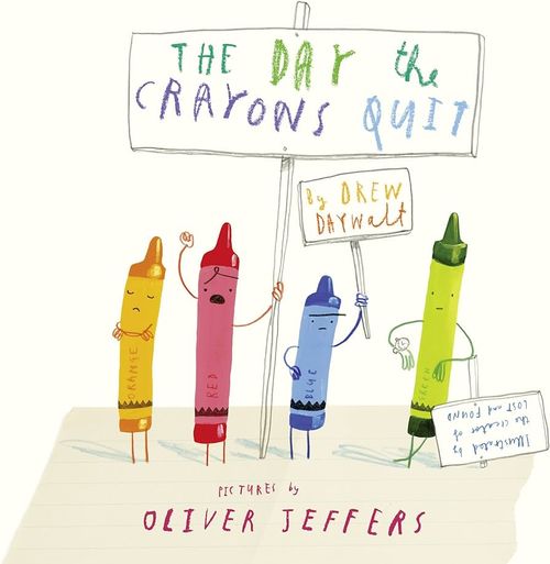 Book cover of The day the crayons quit