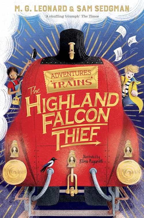 The highland falcon thief Book cover of The Highland Falcon Thief