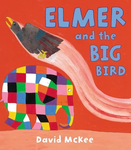 Book cover of Elmer and the Big Bird