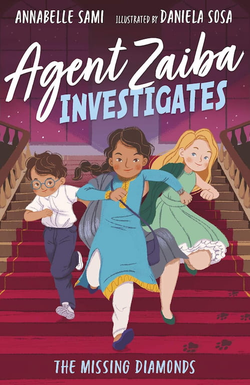Book cover of Agent Zaiba Investigates The Missing Diamonds