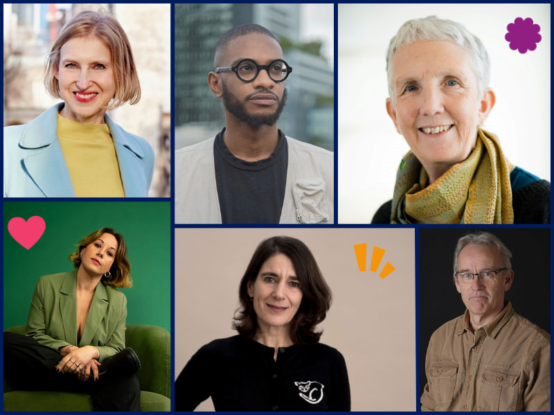 Collage of author headshots