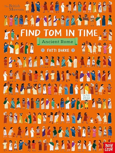 Book cover of Find Tom in Time Ancient Rome