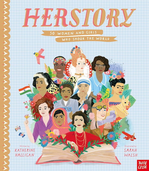 Book cover of HerStory Women and Girls Who Shook the World