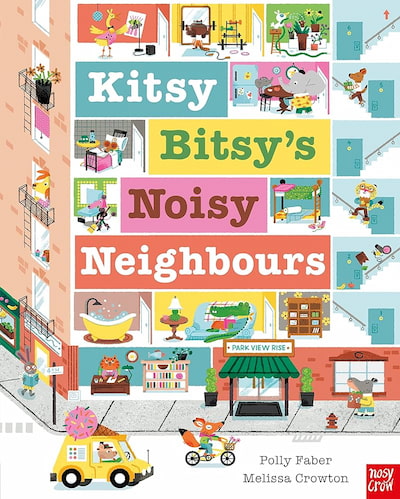 Book cover of Kitsy Bitsy's Noisy Neighbours