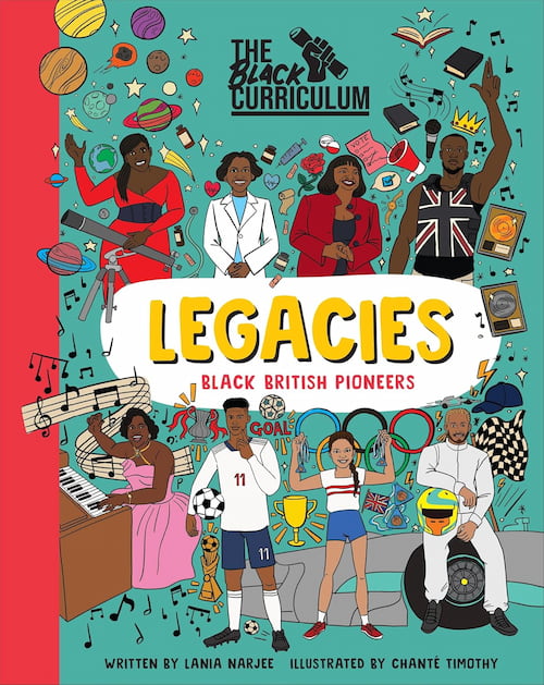 Book cover of Legacies Black British Pioneers