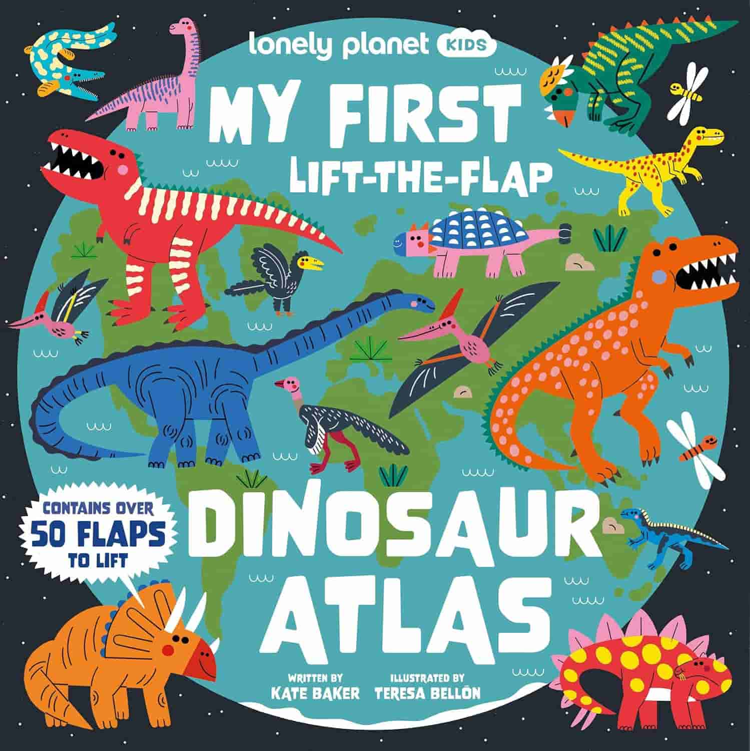 Book cover for My First Lift-the-Flap Dinosaur Atlas