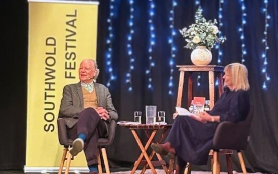 Simon Loftus in conversation with Lucy Hughes-Hallett at Southwold Literary Festival 2024