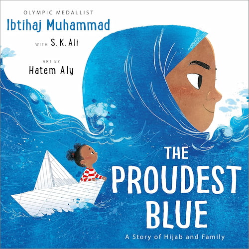 Book cover of The Proudest Blue