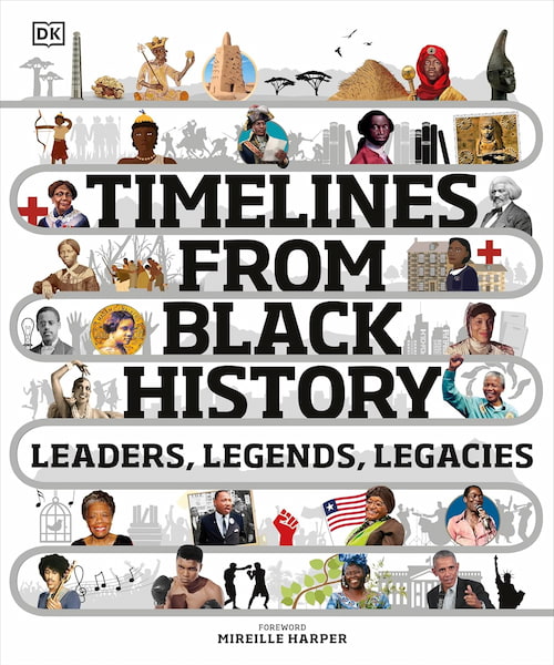 Book cover of Timelines from Black History