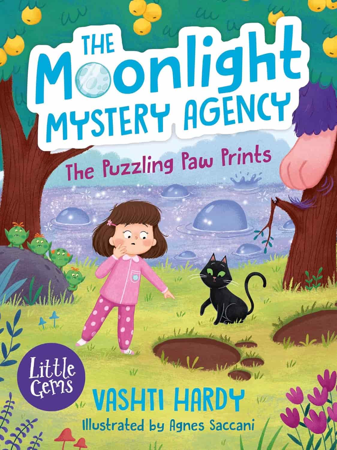 Book cover for The Puzzling Paw Prints