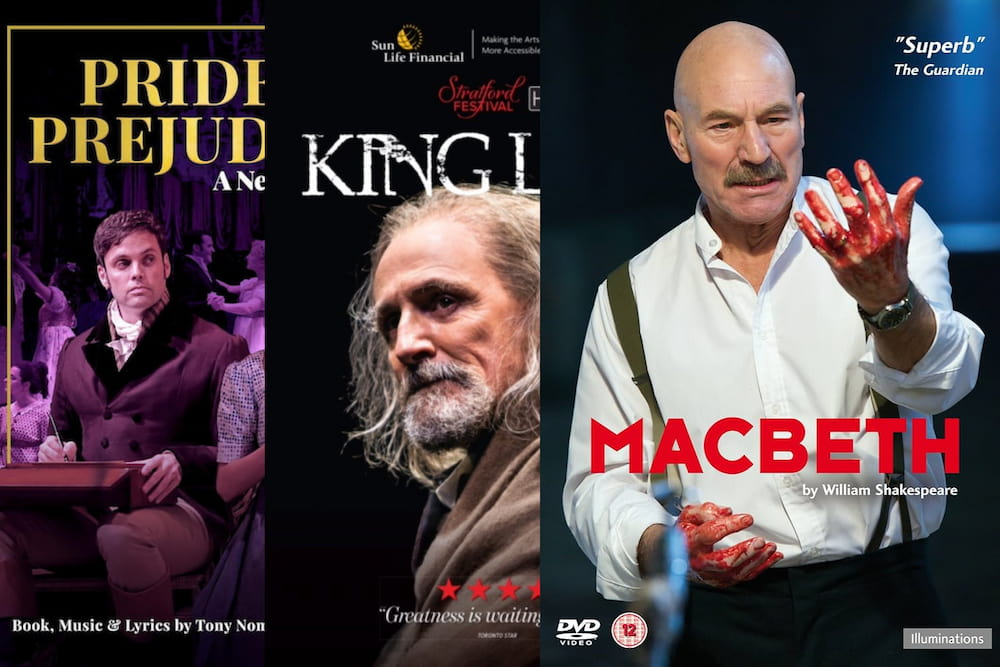 Collage of film posters on Kanopy