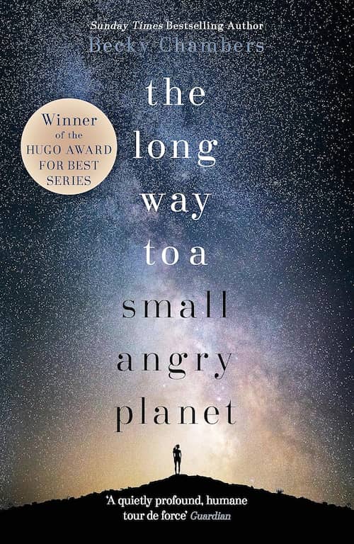 Book cover of The Long Way to a Small Angry Planet