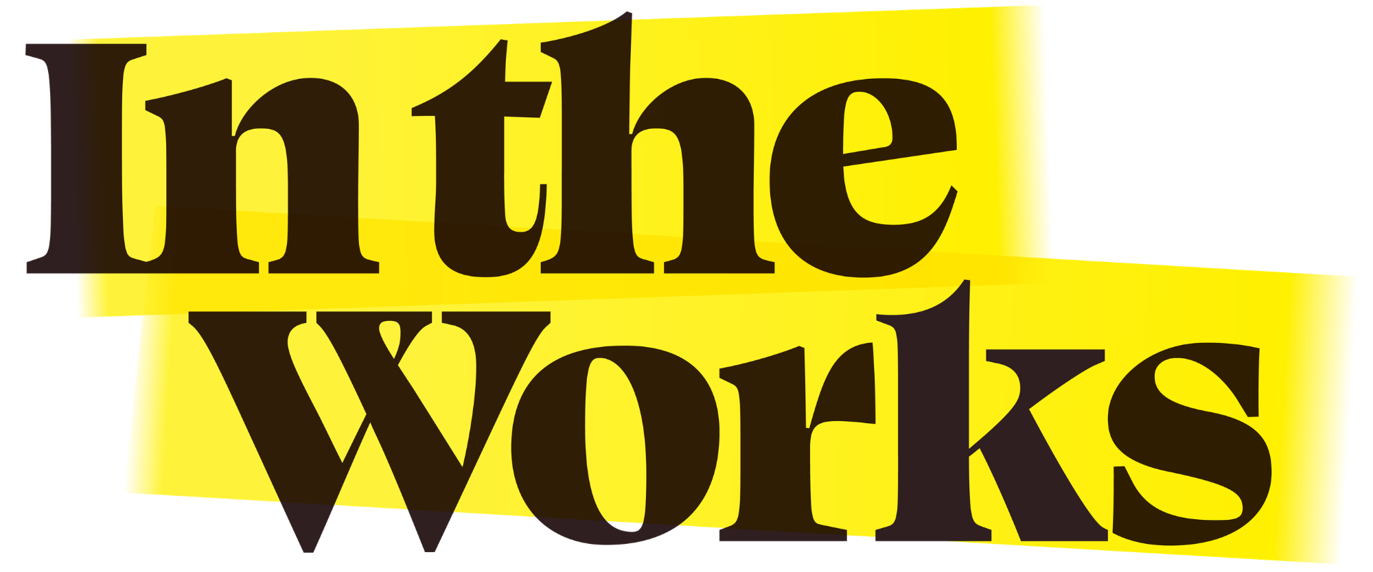 In the Works logo x narrow crop
