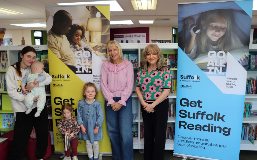Suffolk County Council Cabinet Member gets behind National Year of Reading