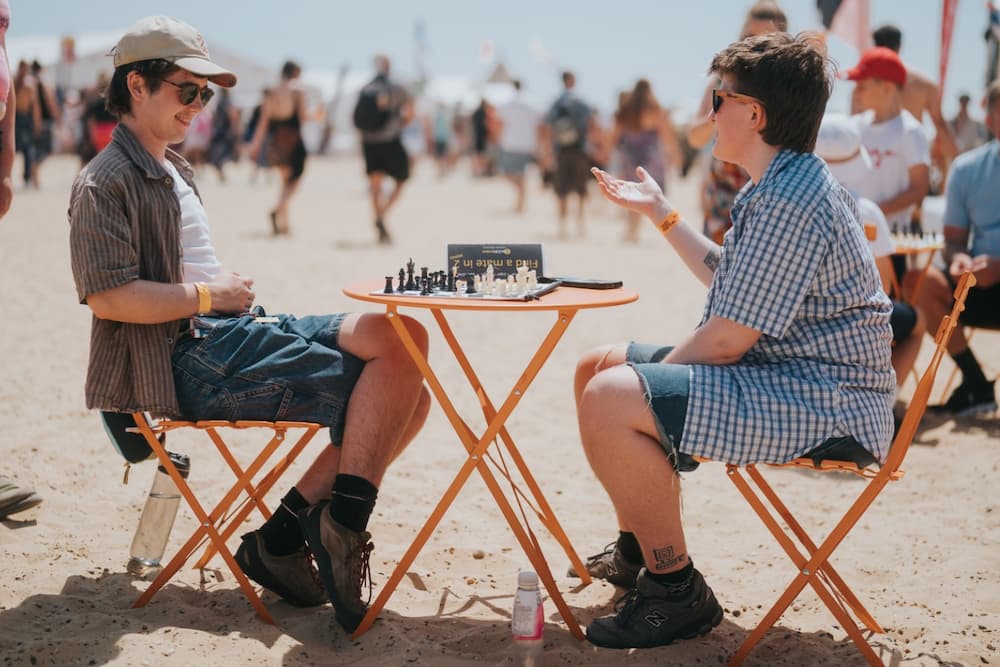 People playing 5asideCHESS