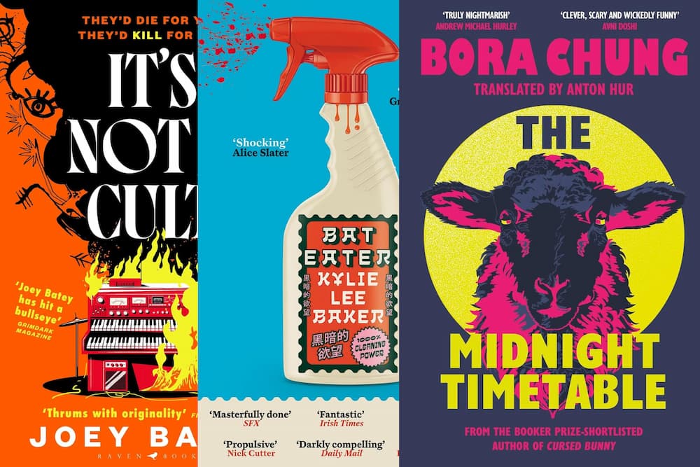 Collage of horror books